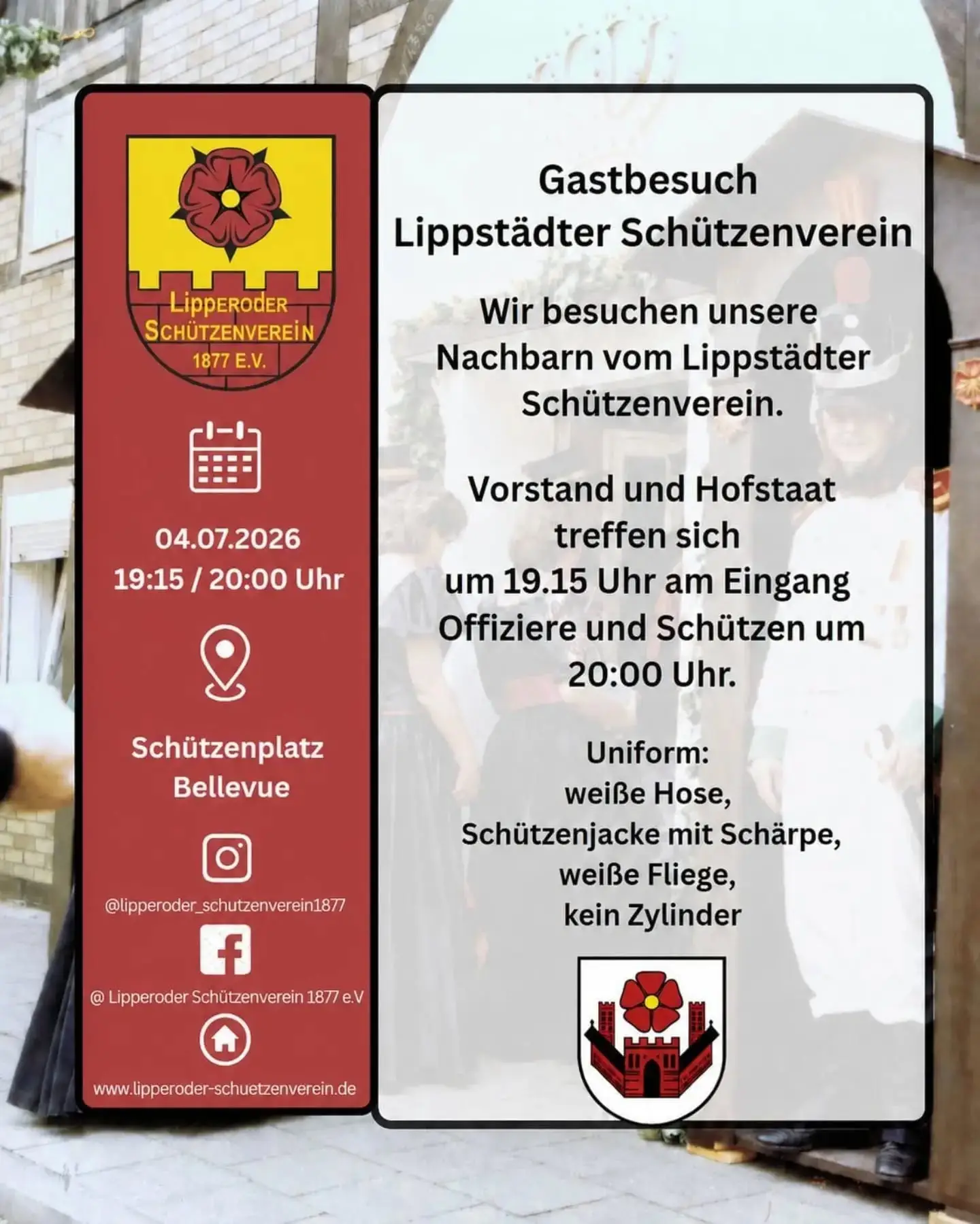 Änderung der Uhrzeiten ⏰️